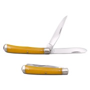 нож Cold Steel FL-TRPR-Y TRAPPER складной, рук-ть желтая кость