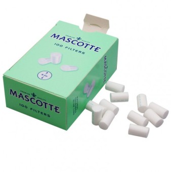 фильтры для самокруток Mascotte обычные 7 мм в пакете 100шт.