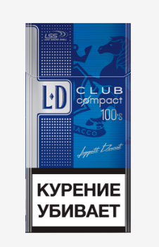 сигареты LD Autograph Club Compact 100s Blue МРЦ 190 р.