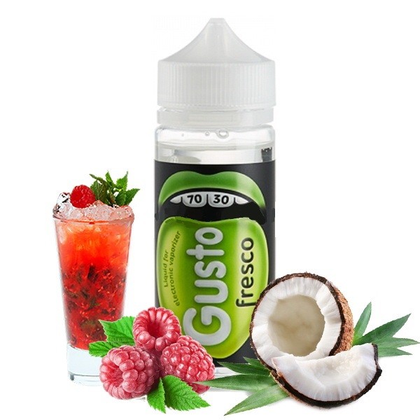 жидкость Gusto Fresco 100 мл. 6 мг(лимонад малина кокос)