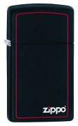 зажигалка Zippo 1618ZB Slm black/z-brd
