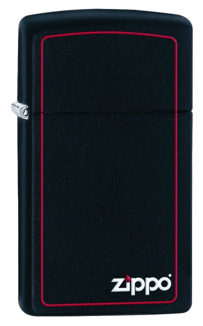 зажигалка Zippo 1618ZB Slm black/z-brd