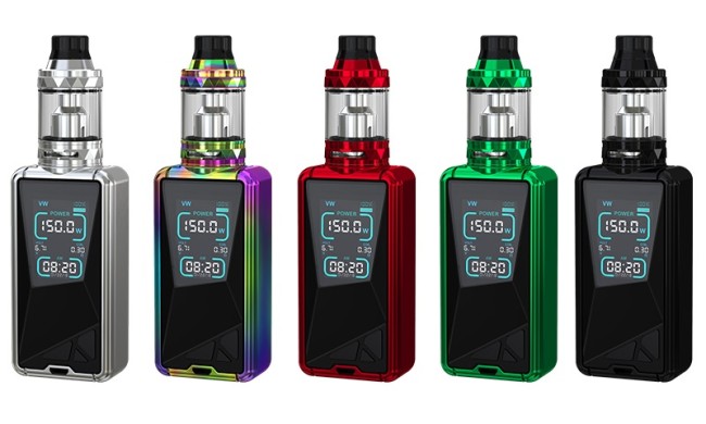 набор Eleaf Tessera (150 W, 3200 mAh) с клиромайзером Ello TS (Dazzing)