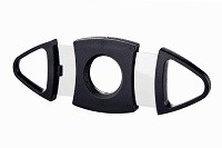 гильотина для сигар с 2-я лезвиями пластик 50014А