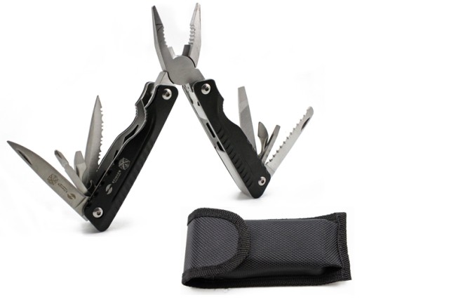 мультитул Stinger сталь/алюминий MT-874A