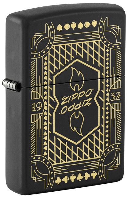 зажигалка Zippo 46483 Lines Design Black Matte