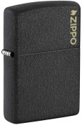 зажигалка Zippo 236ZL Logo Black Crackle™