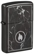 зажигалка Zippo 46571 Marble Flame High Polish Black