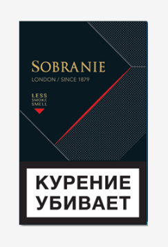 сигареты Sobranie Blacks SS  МРЦ 268 р.