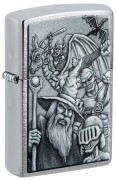 зажигалка Zippo 46579 Mystical Beings Design Brushed Chrome