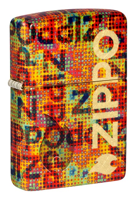 зажигалка Zippo 46386 Pixel Fusion 540 Tumbled Brass