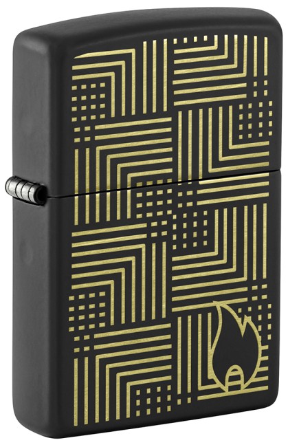 зажигалка Zippo 46478 Reflection Design Black Matte