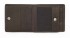 портмоне Zippo, коричневое, натуральная кожа/хлощовая ткань, 11х1,5х10,5 см 2005120