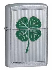 зажигалка Zippo 20364 Lucky Clover - Silver