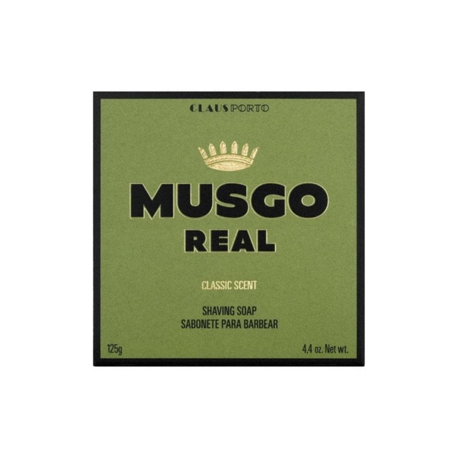 твердое мыло для бритья Musgo Real, Classic, 125 гр
