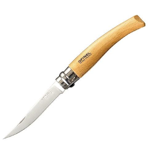 нож Opinel №8 филейный нерж.сталь, рукоять бук