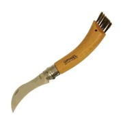 нож Opinel №8 (грибника), нерж.сталь, бук