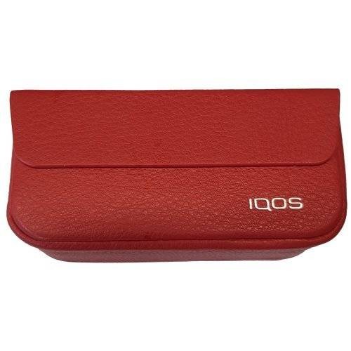 кожаный чехол IQOS (красный)