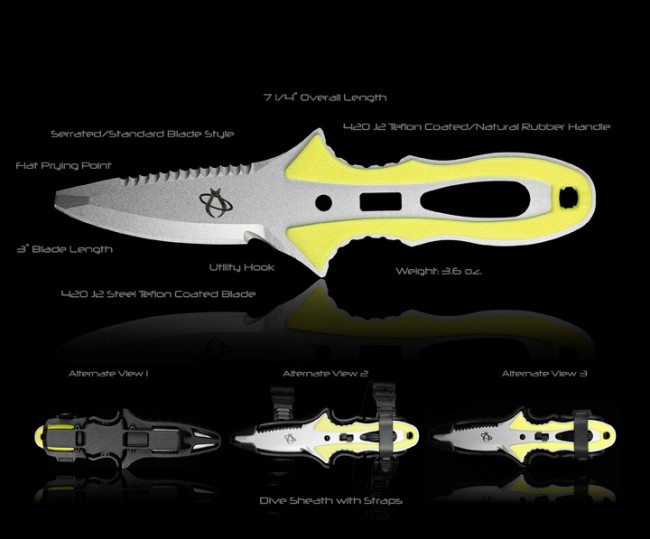 нож Mantis Knives MU1 для дайвинга