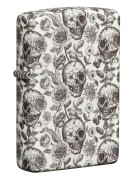 зажигалка Zippo 49458 Skeleton Design Glow in the Dark Green