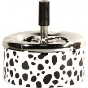 пепельница металлическая крутящаяся, d 11 см.