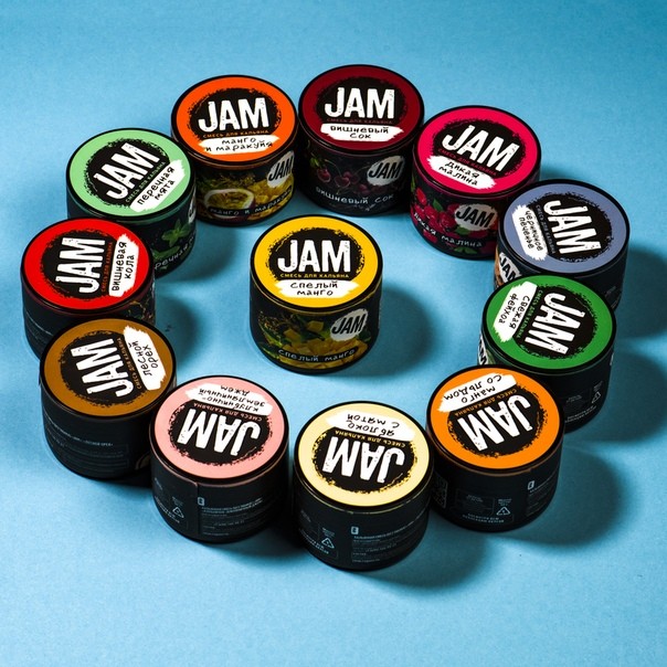 кальянная бестабачная смесь JAM Ягодный холс, 50 г МТ
