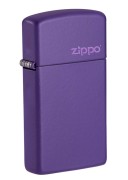 зажигалка Zippo 1637ZL Slim Pirple Matte Zippo Logo