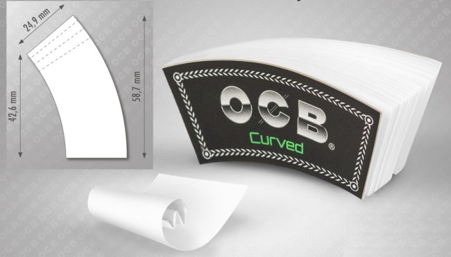 фильтры для самокруток OCB Curved 32 шт.