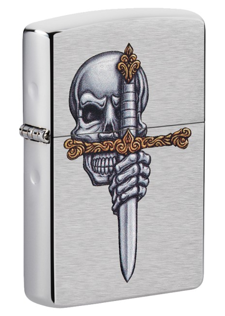 зажигалка Zippo 49488 Sword Skull Design