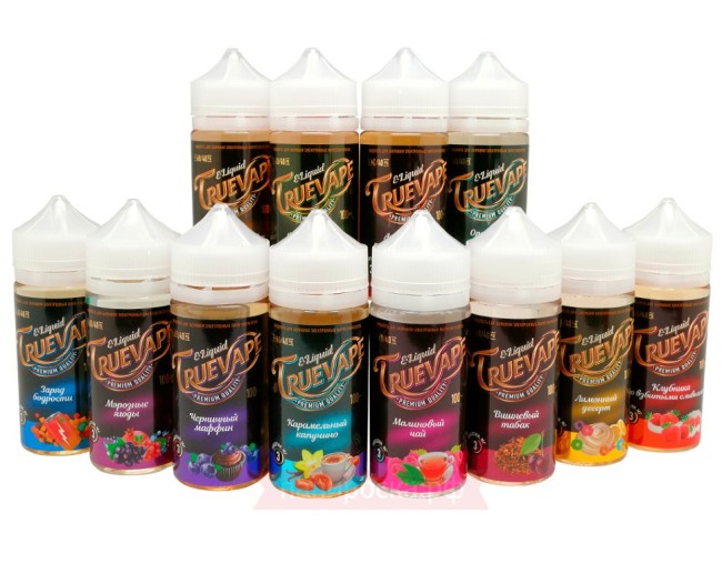 жидкость True Vape Малиновый чай 100 мл. 3