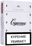 сигареты Cigaronne Ultra Slims White МРЦ 320 р.