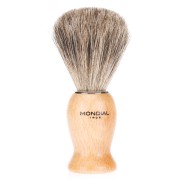 помазок Mondial, барсучий ворс, светлое дерево, M6713