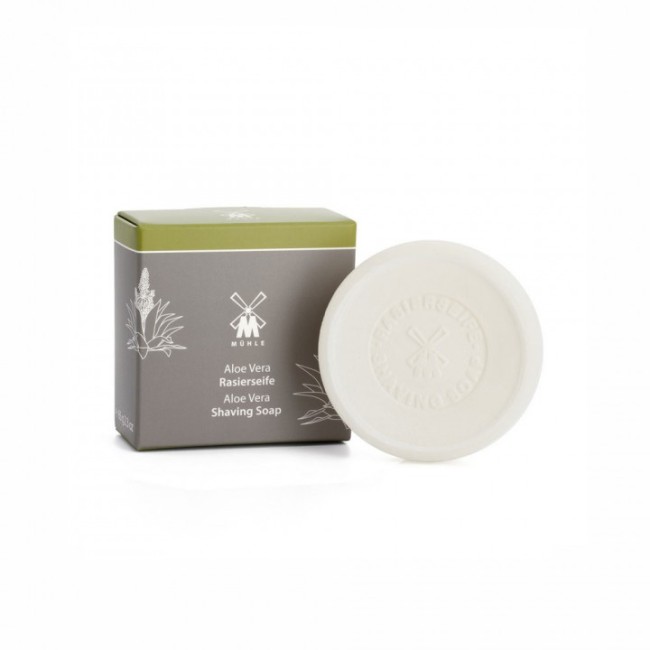 твердое мыло для бритья Muehle, Алоэ Вера, 65 гр