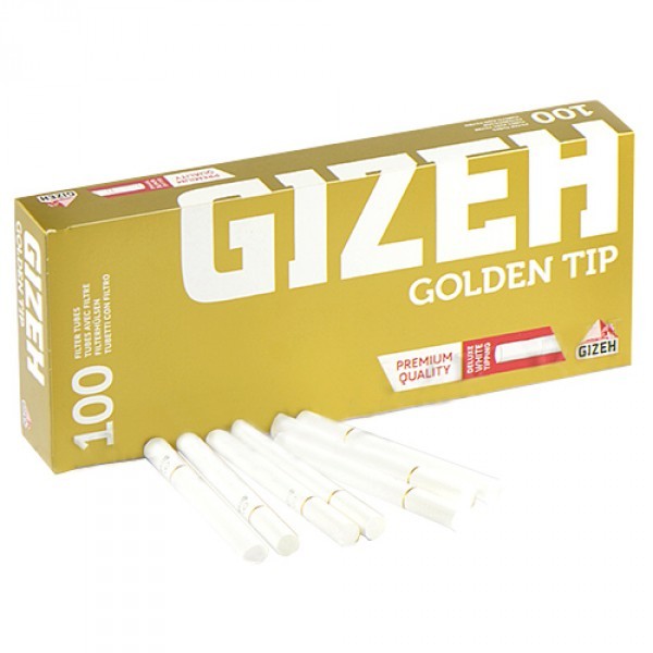 гильзы Gizeh Golden Tip 100 штук